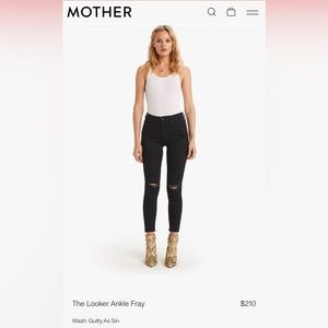 MOTHER the Looker Ankle Fray